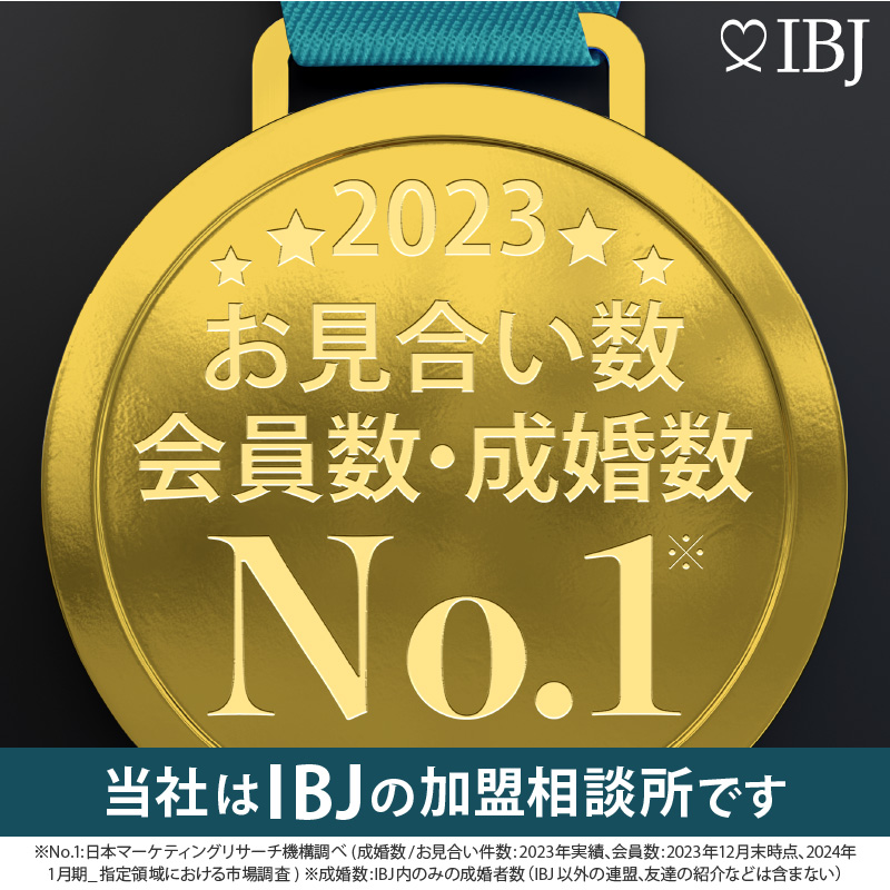 2023年お見合い数・会員数・成婚率No.1